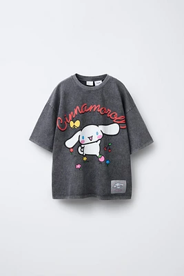 CINNAMOROLL © SANRIO PRINT WASHED EFFECT T-SHIRT