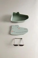 BOÎTE DE CONSERVATION ENFANT SILICONE CROCODILE
