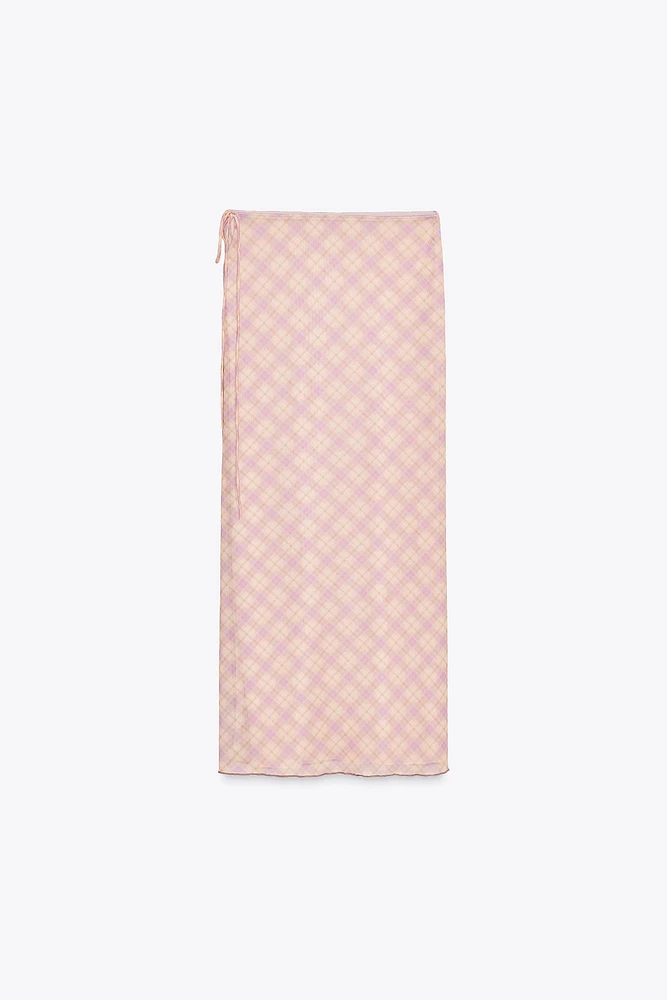 JUPE EN TULLE IMPRIMÉE
