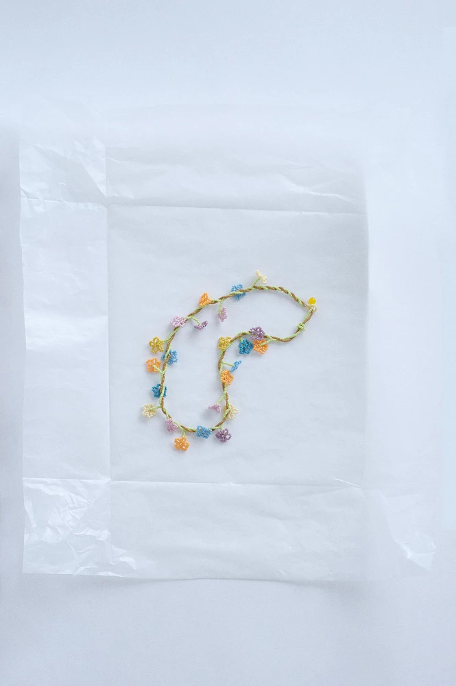 ZARA TIMELESS - COLLIER FLEURS FANTAISIE
