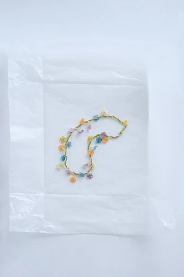 ZARA TIMELESS - COLLIER FLEURS FANTAISIE
