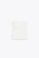 HAUT BUSTIER SATINÉ