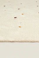CHILDREN’S MULTICOLORED EMBROIDERED DIAMOND RUG
