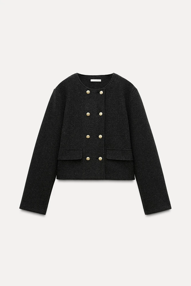CLOTH BUTTON JACKET