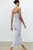 TOP HALTER ASYMÉTRIQUE