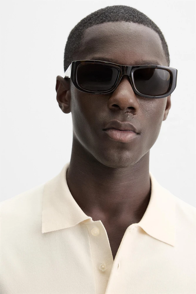 KNIT COTTON - LYOCELL POLO SHIRT