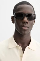 KNIT COTTON - LYOCELL POLO SHIRT