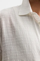 CHECKERED JACQUARD SHIRT