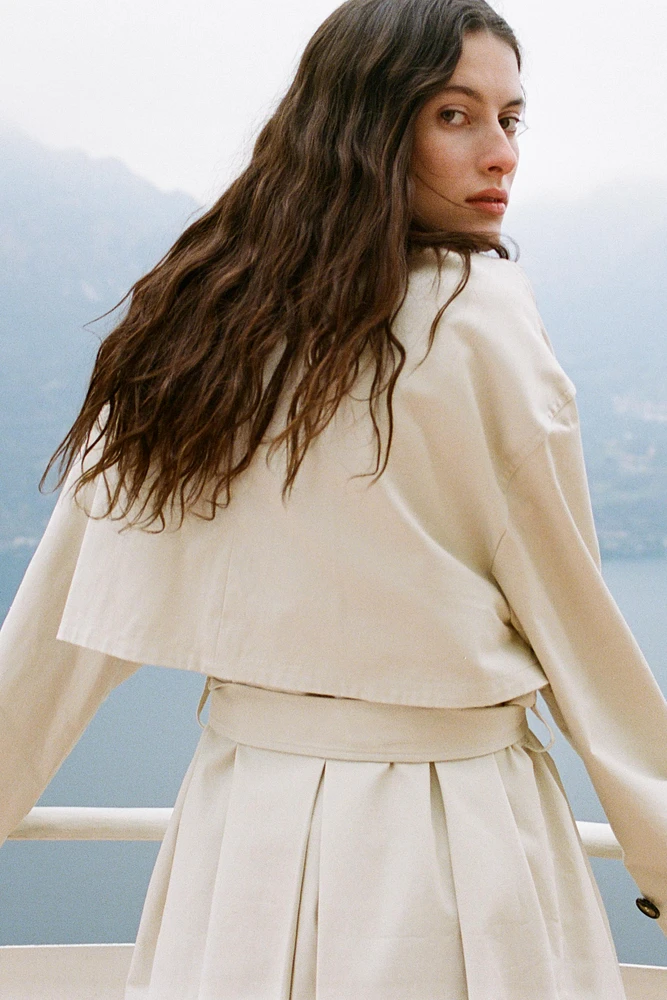 LONG OVERSIZED TRENCH COAT