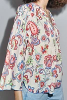ZW COLLECTION PRINTED SHIRT