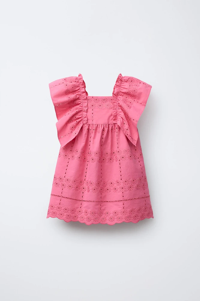 ROBE FLEURS BRODÉES
