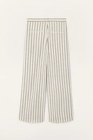 PANTALON RAYÉ EN LIN LIMITED EDITION
