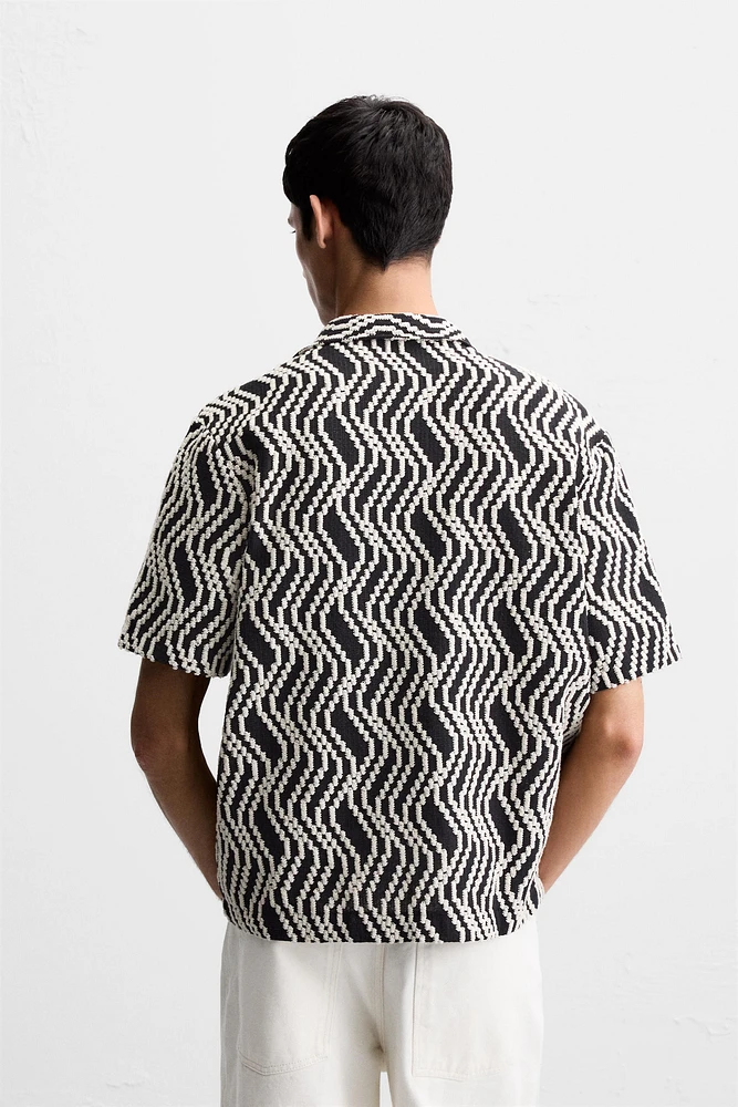 CHEMISE EN JACQUARD