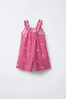 SHORT WAVE STRIPE JUMPSUIT