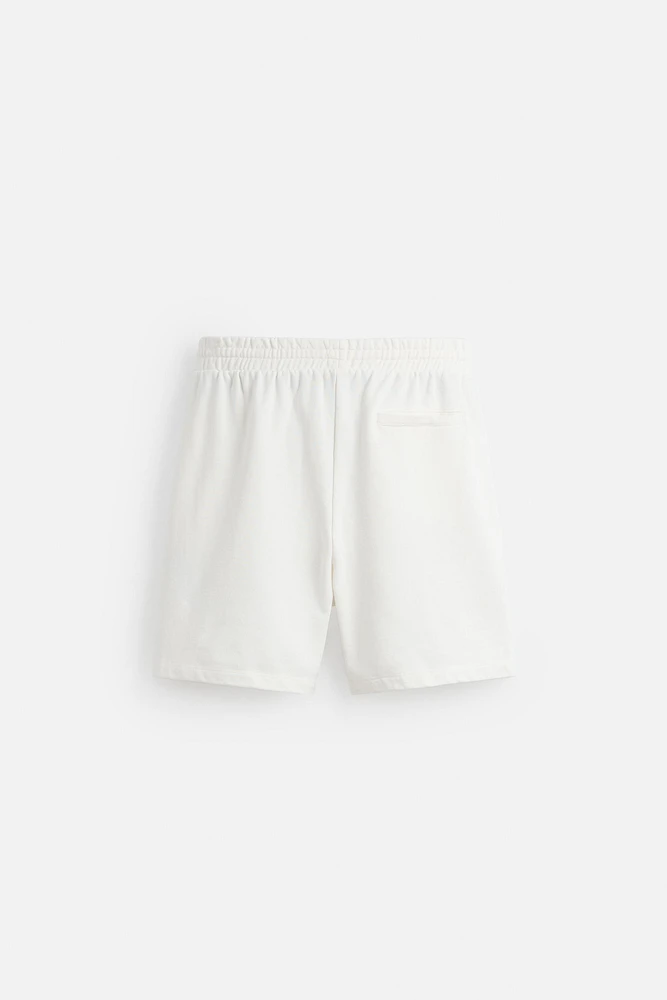 BERMUDA DE JOGGING DÉLAVÉ RELAXED FIT