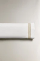 PILLOWCASE WITH LINEN BORDER