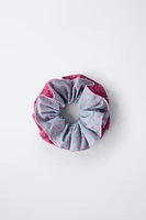 LARGE DOUBLE FLORAL HAIR TIE