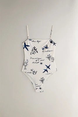 MAILLOT DE BAIN PLAGE IMPRIMÉS