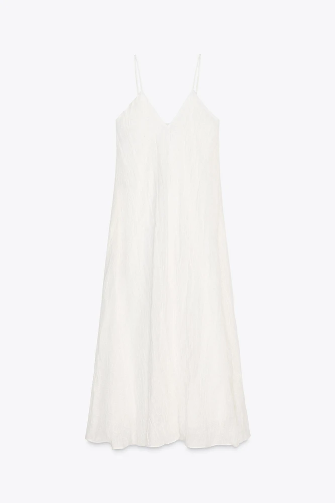 LINEN BLEND DRESS ZW COLLECTION