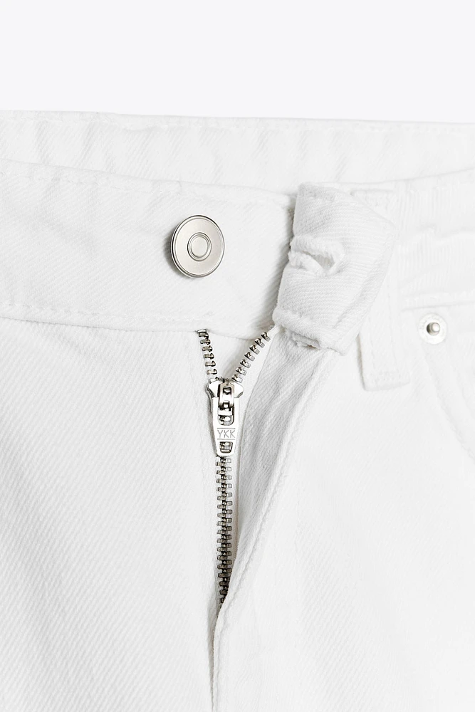 JEAN TRF À JAMBES LARGES TAILLE BASSE