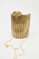 SEQUIN MINI BUCKET BAG