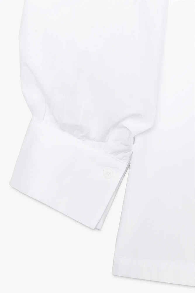 CHEMISE EN POPELINE COLLECTION ZW