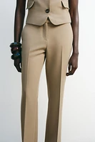 FLARED HIGH WAIST PANTS