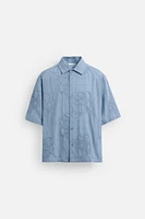 EMBROIDERED JACQUARD SHIRT