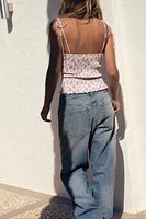 JEAN TRF DROIT À TAILLE MI-HAUTE