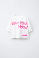 T-SHIRT HEAVY JERSEY AVEC INSCRIPTION