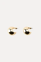 EMBOSSED HOOP EARRINGS