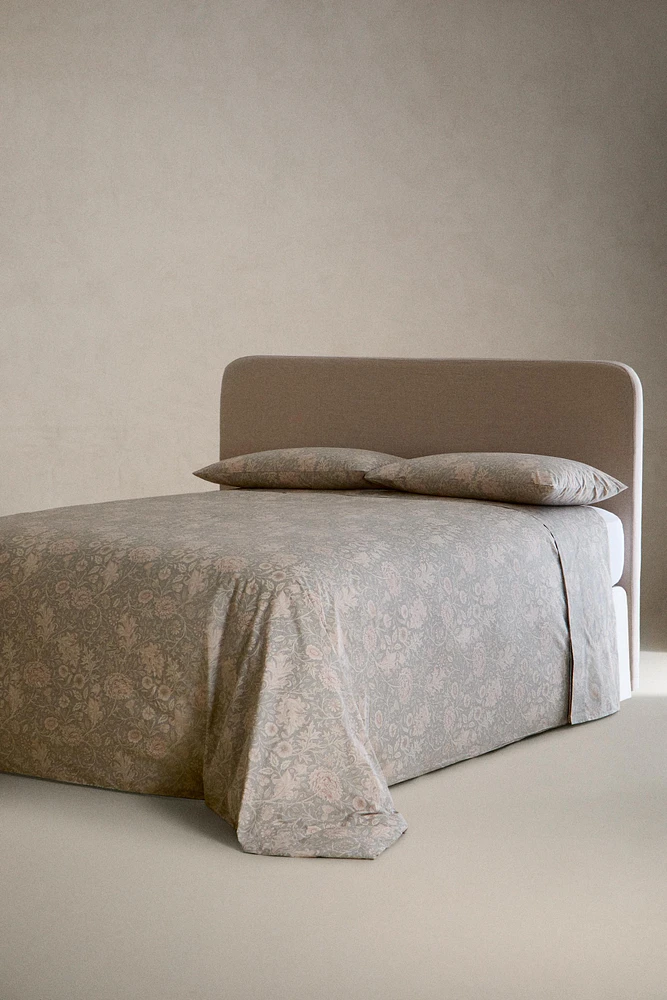 MORRIS & CO. PERCALE COTTON FLAT SHEET