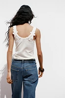 CROCHET STRAP TANK TOP