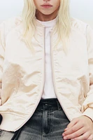 BLOUSON BOMBER SATINÉ