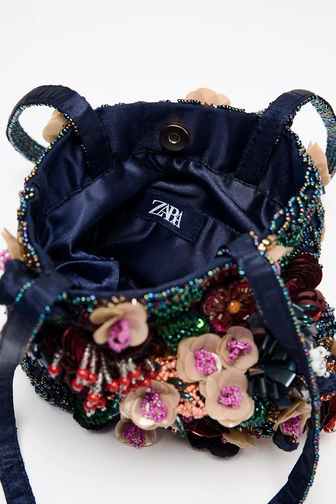 BEADED MINI SHOPPER