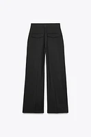 DOUBLE PLEAT FLAP PANTS