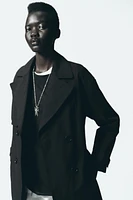 WATER REPELLENT BELTED TRENCH COAT