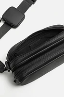SAC BANDOULIÈRE TEXTURÉ AVEC PORTE-MONNAIE