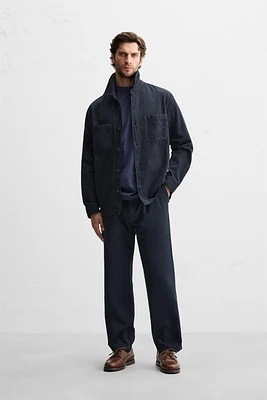 COTTON-LINEN PANTS