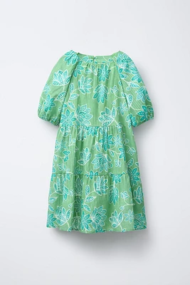 PANEL FLORAL DRESS