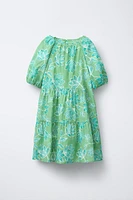 ROBE À EMPIÈCEMENTS FLEURIE