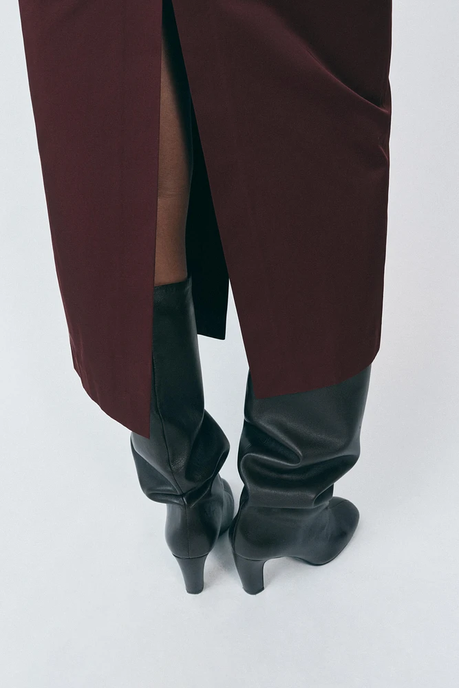 ZW COLLECTION SLIT PENCIL SKIRT