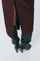 ZW COLLECTION SLIT PENCIL SKIRT