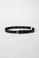 CEINTURE EN CUIR ANNEAUX CLOUS KATE MOSS X ZARA