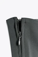 TOP BANDEAU À ZIP