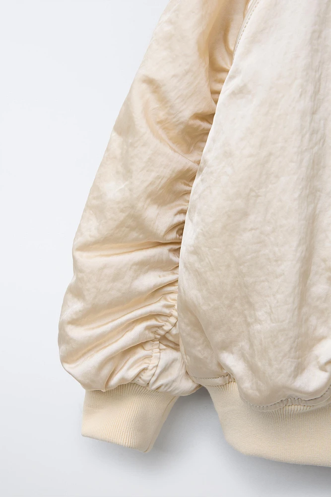 BLOUSON BOMBER SATINÉ