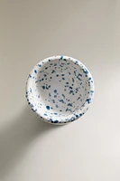 SPLATTERED STONEWARE EGG CUP
