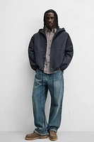 HOODED TECHNICAL JACKET