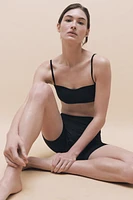 STRAPPY BANDEAU BRA WITH POLYAMIDE