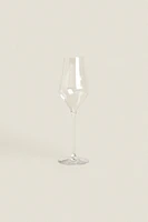 PLAIN CRYSTALLINE FLUTE GLASS